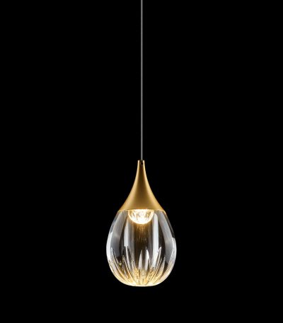 Подвесной светильник Delight Collection Stilla MD24001004-1A gold/clear