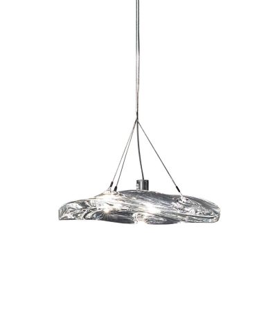 Подвесной светильник DeLight Collection Manta 2049P/D250 silver/clear