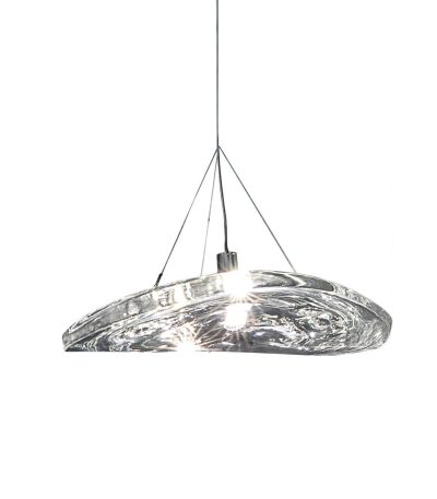 Подвесной светильник DeLight Collection Manta 2049P/D300 silver/clear