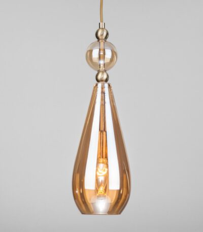 Подвесной светильник Eurosvet 50202/1 янтарный