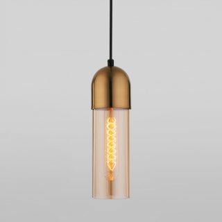 Подвесной светильник Eurosvet Airon 50180/1 янтарный
