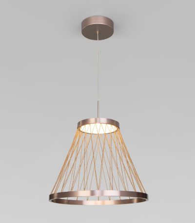 Подвесной светильник Eurosvet Cesta 40016/1 LED коричневый a069283