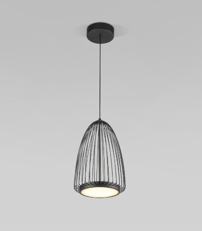 Подвесной светильник Eurosvet Comodita 40009/1 LED черный a069294