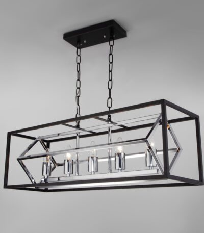 Подвесной светильник Eurosvet Crate 70122/5 черный