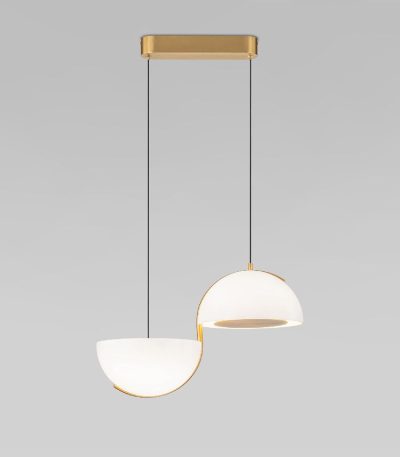 Подвесной светильник Eurosvet Emisfero 50083/2 LED золото a069299