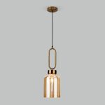 Подвесной светильник Eurosvet Flou 50229/1 янтарный