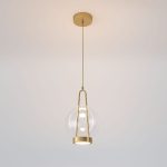 Подвесной светильник Eurosvet Frasco 50267/1 LED латунь a069344