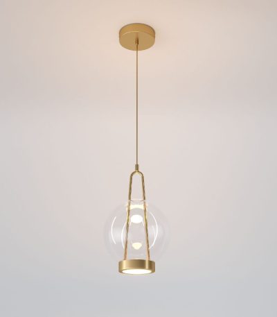 Подвесной светильник Eurosvet Frasco 50267/1 LED латунь a069344