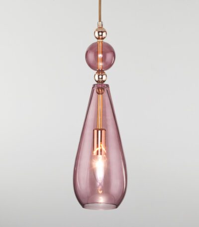 Подвесной светильник Eurosvet Ilario 50202/1 пурпурный