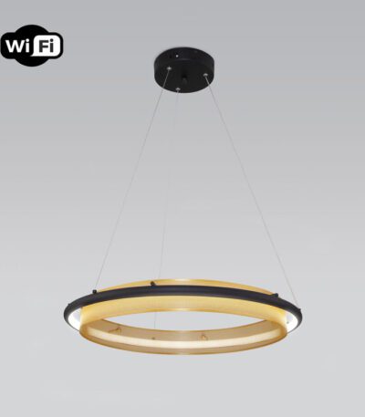 Подвесной светильник Eurosvet Imperio 90241/1 черный/ золото Smart