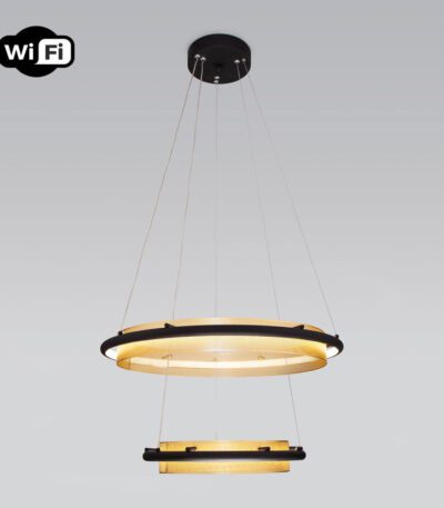 Подвесной светильник Eurosvet Imperio 90241/2 черный/ золото Smart