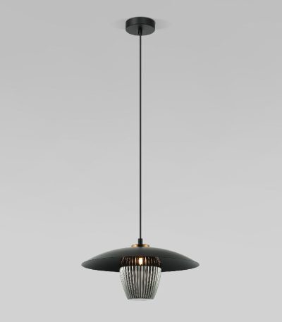 Подвесной светильник Eurosvet Kamari 50259/1 черный/дымчатый a064946