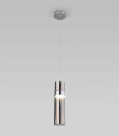 Подвесной светильник Eurosvet Lumen 50244/1 LED хром/дымчатый a061289