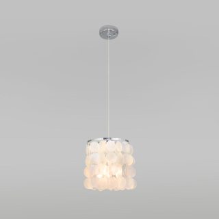 Подвесной светильник Eurosvet Sandra 60185/1 хром/перламутр a069247