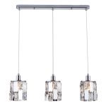 Подвесной светильник Eurosvet Scoppio 50101/3 хром
