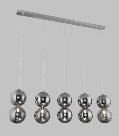 Подвесной светильник Eurosvet Selisa 50092/5 хром/дымчатый a060588