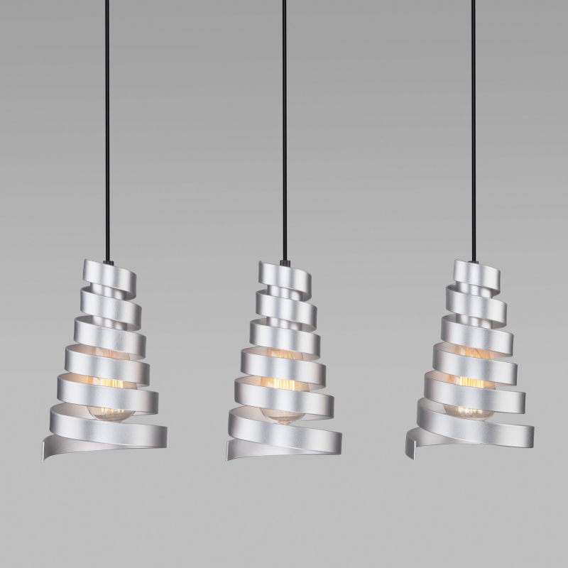 Подвесной светильник Eurosvet Storm 50058/3 серебро Подвесной светильник Eurosvet Storm 50058/3 серебро