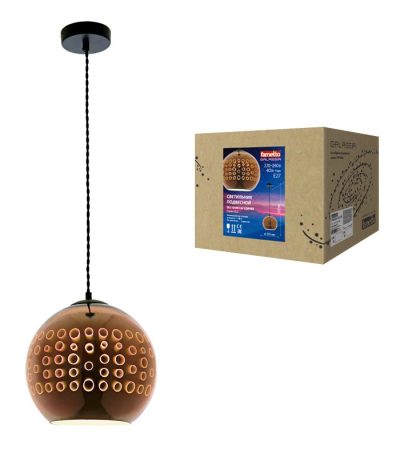 Подвесной светильник Fametto DLC-G449 E27 COPPER UL-00001832