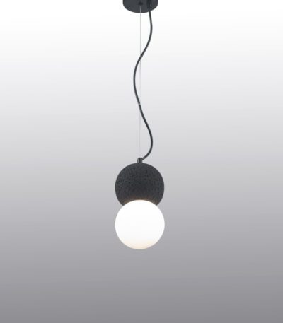Подвесной светильник iLamp Foxtrot 10694P/1-D100 BK-WH