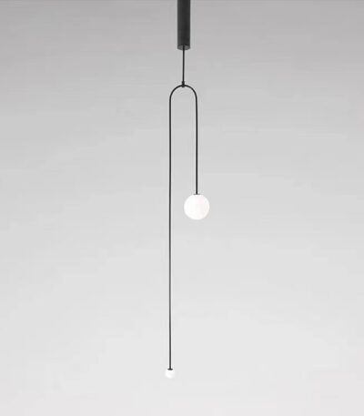 Подвесной светильник iLamp North 8628P/2 BK-WH