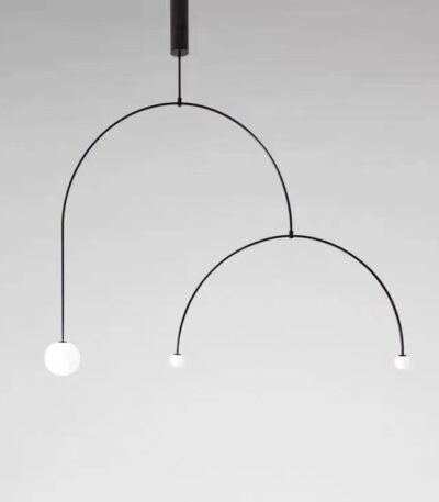 Подвесной светильник iLamp North 8628P/3 BK-WH