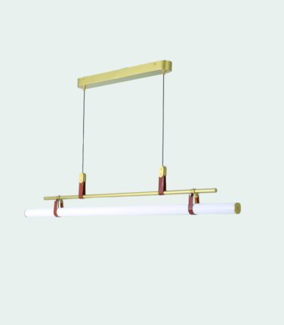 Подвесной светильник iLedex Zoom 9498P-46W-3000K GL-BR-WH