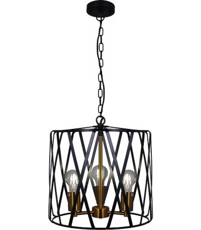 Подвесной светильник Illumico IL1023-3PB-05 BK GD