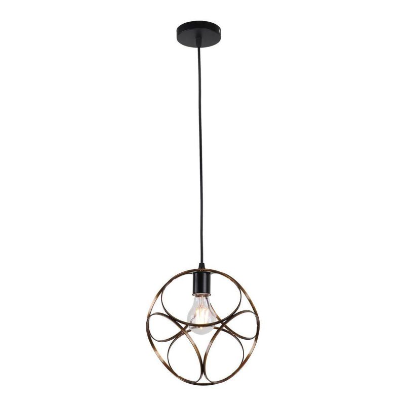 Подвесной светильник IMEX MD.0308-1-P BK+ZGD Подвесной светильник IMEX MD.0308-1-P BK+ZGD