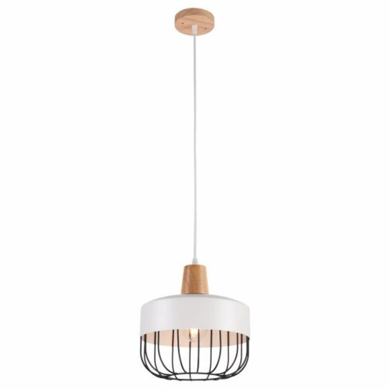 Подвесной светильник IMEX MD.0913-1-P WH+BK Подвесной светильник IMEX MD.0913-1-P WH+BK