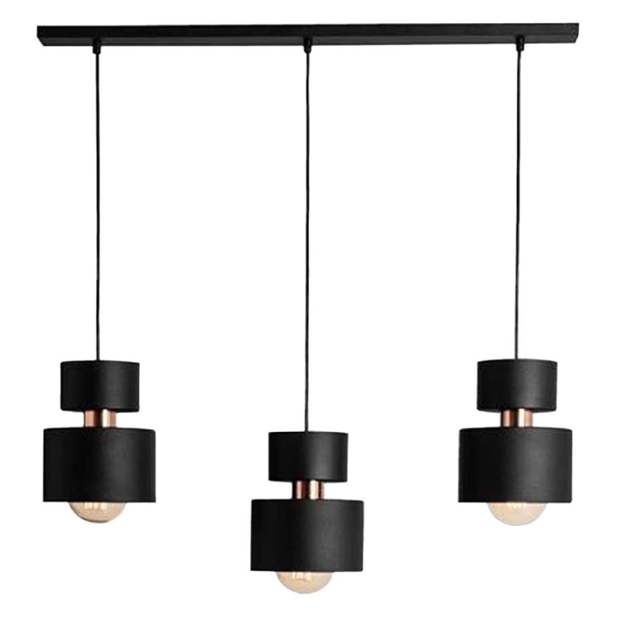 Подвесной светильник IMEX MD.9021-3-P-BK+AB Подвесной светильник IMEX MD.9021-3-P-BK+AB