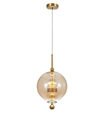 Подвесной светильник Indigo Illusione 11055/1P Amber V000188L