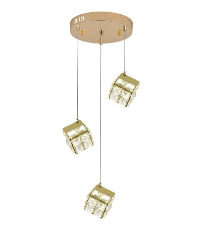 Подвесной светильник Indigo Radioso 12048/3P Gold V000134L