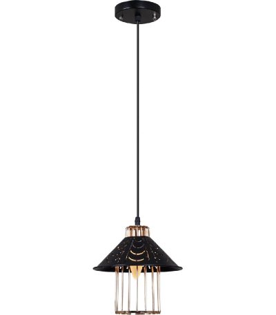 Подвесной светильник Reluce 02501-0.9-01 BK+GD