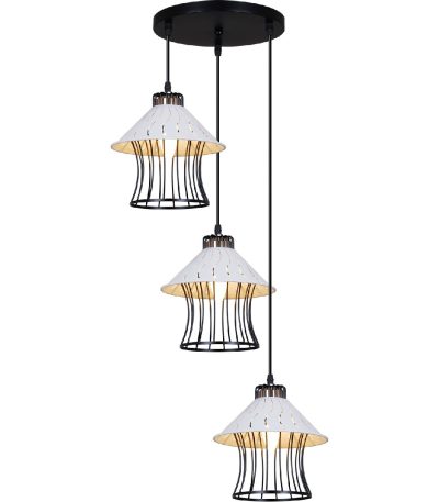 Подвесной светильник Reluce 02512-0.9-03 BK+WH