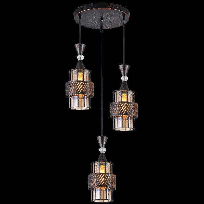 Подвесной светильник Reluce 03116-0.9-03 BK+PATINA GOLD Подвесной светильник Reluce 03116-0.9-03 BK+PATINA GOLD