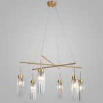 Подвесная люстра Eurosvet Gilian 60163/6 латунь Smart a065757