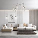 Подвесная люстра Eurosvet Gilian 60163/6 никель Smart a065758