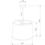 Подвесная люстра Eurosvet Snowy 70076/3 белый