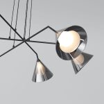 Подвесная люстра Eurosvet Enigma 70161/6 черный Smart a069046