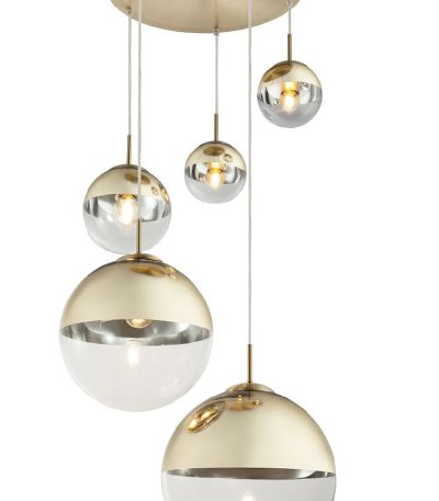 Подвесной светильник Toplight Glass TL1203H-05GD