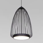 Подвесной светильник Eurosvet Comodita 40009/1 LED черный a069294