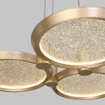 Подвесная люстра Eurosvet Crespella 90034/3 золото a069293