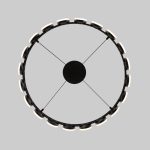 Подвесная люстра Eurosvet Tapioca 90332/20 черный a068074