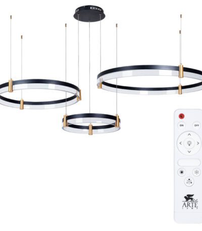 Подвесной светодиодный светильник Arte Lamp Mercury A2185SP-3BK
