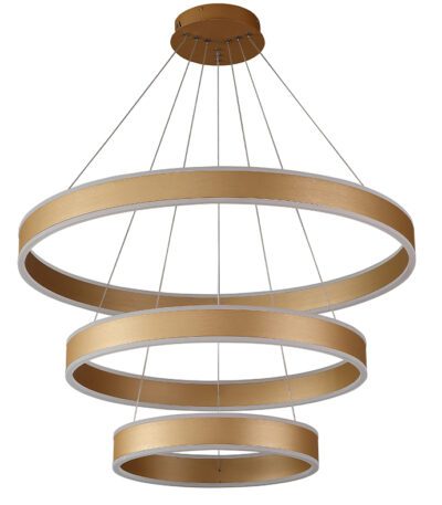 Подвесной светодиодный светильник Crystal Lux MUCHOS SP158W LED D400+600+800 GOLD