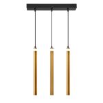 Подвесной светодиодный светильник Eurosvet Maestro 50133/3 LED бронза