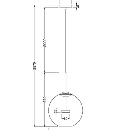 Подвесной светодиодный светильник Maytoni Cometa MOD056PL-L12G3K