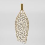 Подвесной светильник Eurosvet Ruche 90380/1 золото a069063