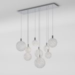 Каскадная люстра Eurosvet Gemini 90353/9 хром a069039