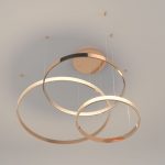 Подвесная люстра Eurosvet Posh 90175/3 медный a045413